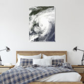 orkaan Bill over Nova Scotia Canvas Afdruk (Insitu (Slaapkamer))