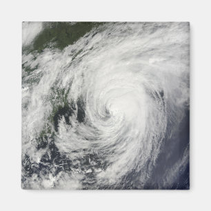 orkaan Bill over Nova Scotia Magneet