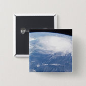 orkaan Charley 3 Vierkante Button 5,1 Cm (Voorkant /achterkant)