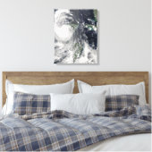 orkaan Dean Canvas Afdruk (Insitu (Slaapkamer))