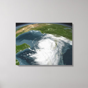 orkaan Dennis 2 Canvas Afdruk