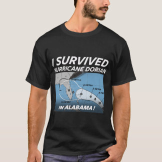 orkaan Dorian Alabama Survivor T-shirt