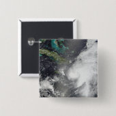 orkaan Ernesto Vierkante Button 5,1 Cm (Voorkant /achterkant)