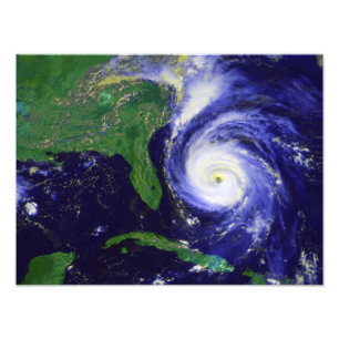 orkaan Fran Foto Afdruk