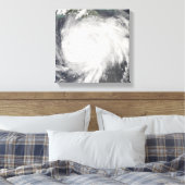 Orkaan Gustav over Jamaica Canvas Afdruk (Insitu (Slaapkamer))