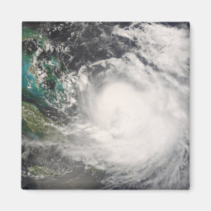 Orkaan Hanna over de Bahama's Magneet