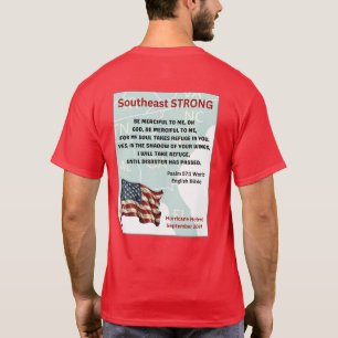 Orkaan Helene Rode Organisatie Vrijwilliger T-shirt