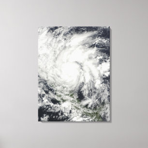 Orkaan Ida over Nicaragua Canvas Afdruk