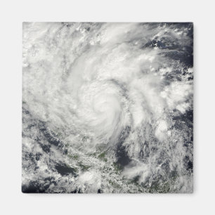 Orkaan Ida over Nicaragua Magneet