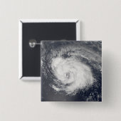 orkaan Ike 3 Vierkante Button 5,1 Cm (Voorkant /achterkant)