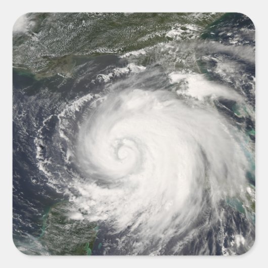 orkaan Ike 4 Vierkante Sticker (Voorkant)
