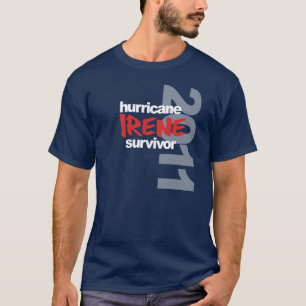 orkaan Irene Survivor 2011 T-shirt