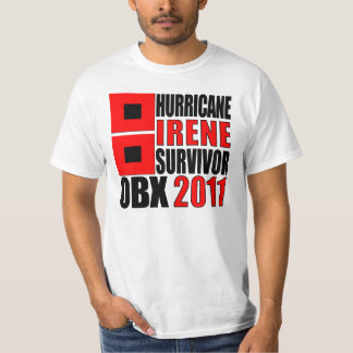 orkaan Irene Survivor T-shirt