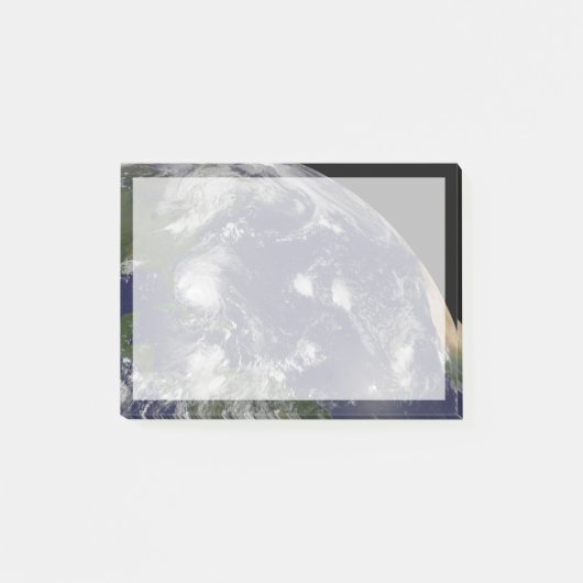 Orkaan Irene trekt door de Bahama's. Post-it® Notes (Voorkant)