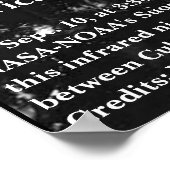 Orkaan Irma Infrarood Satellite Afbeelding Poster (Hoek)