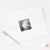 Orkaan Lili 3 Vierkante Sticker (Envelop)