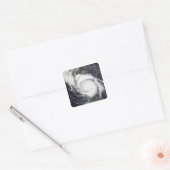 Orkaan Lili 5 Vierkante Sticker (Envelop)