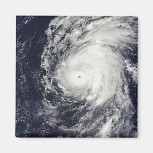 Orkaan Neki ten westen van Hawaii Magneet (Voorkant)