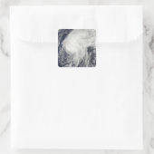 orkaan Otto 2 Vierkante Sticker (Tas)