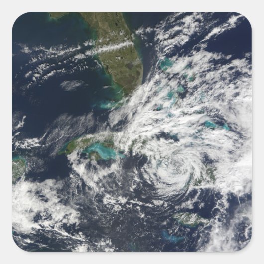 Orkaan Paloma 3 Vierkante Sticker (Voorkant)