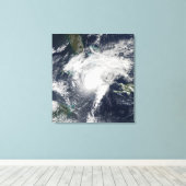 orkaan Paloma Canvas Afdruk (Insitu (Houten vloer))