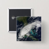 Orkaan Paula 2 Vierkante Button 5,1 Cm (Voorkant /achterkant)