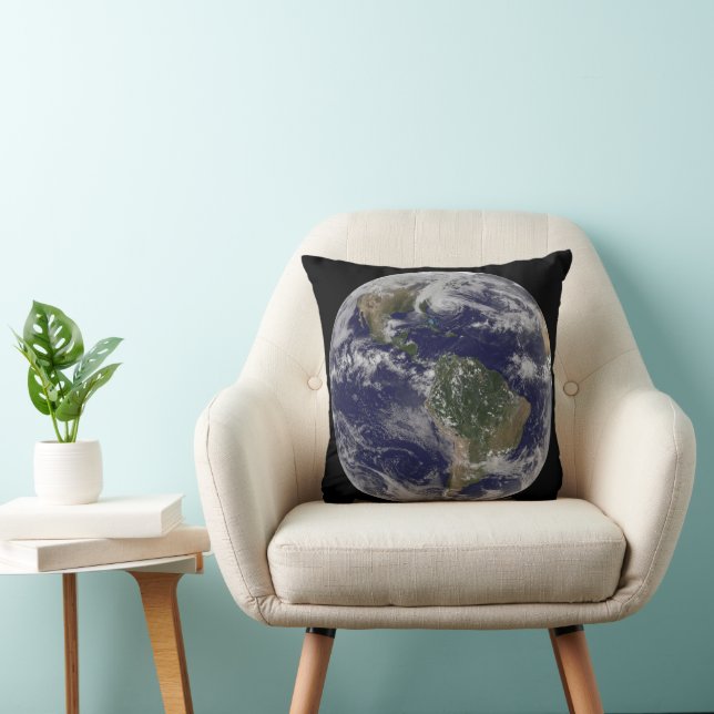 Orkaan Sandy langs de oostkust van de VS. 2 Kussen (Stoel)