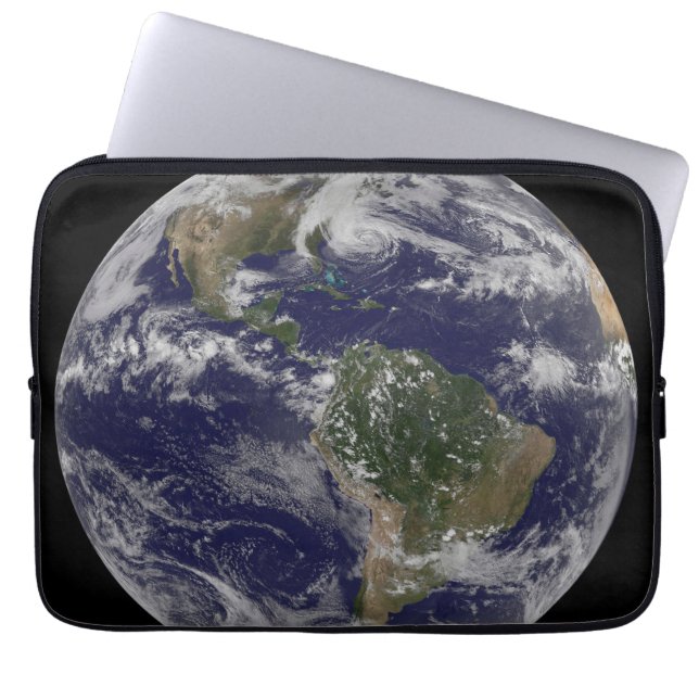 Orkaan Sandy langs de oostkust van de VS. 2 Laptop Sleeve (Voorkant)