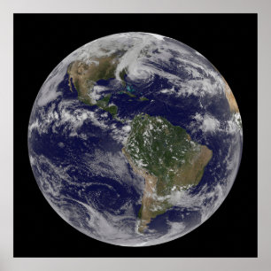 Orkaan Sandy langs de oostkust van de VS. 2 Poster