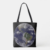 Orkaan Sandy langs de oostkust van de VS. Draagtas (Achterkant)