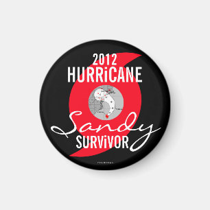 orkaan Sandy Survivor Magnet 5 Magneet