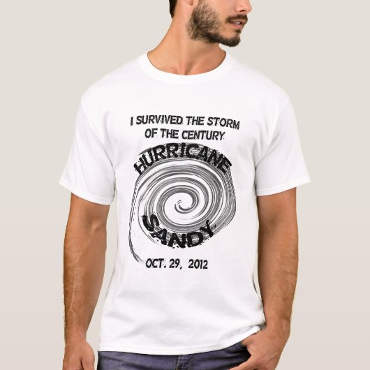 orkaan Sandy T-shirt (Voorkant)