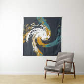 orkaan twirl wandkleed (In situ)