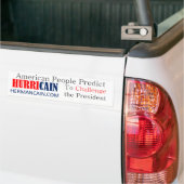 orkaanuitdaging BS Bumpersticker (Op Truck)