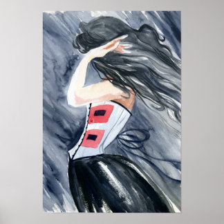 orkaanwaarschuwing poster