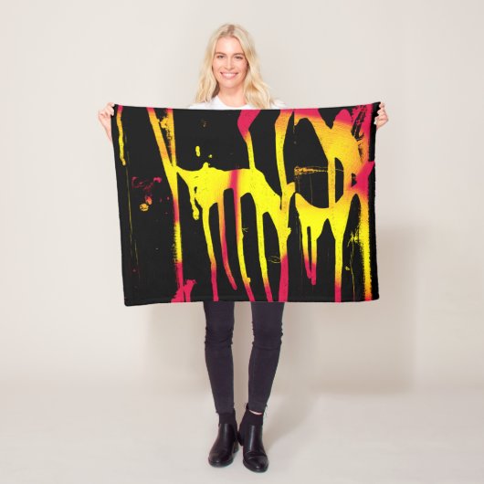 orkanen, bramen en ruggengraat fleece deken (In situ)