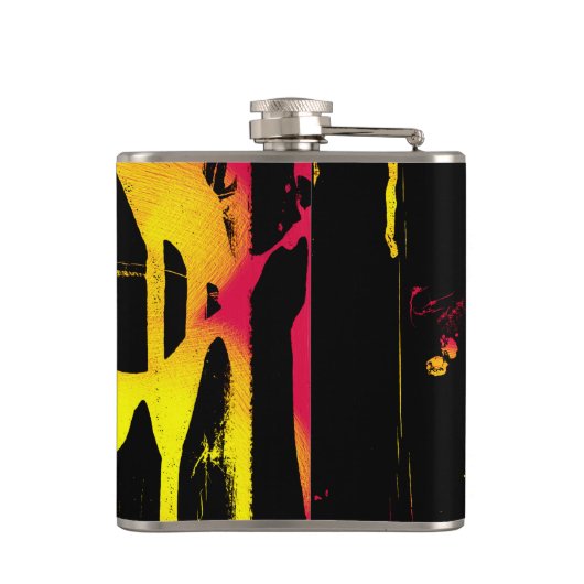 orkanen, bramen en ruggengraat heupfles (Achterkant)