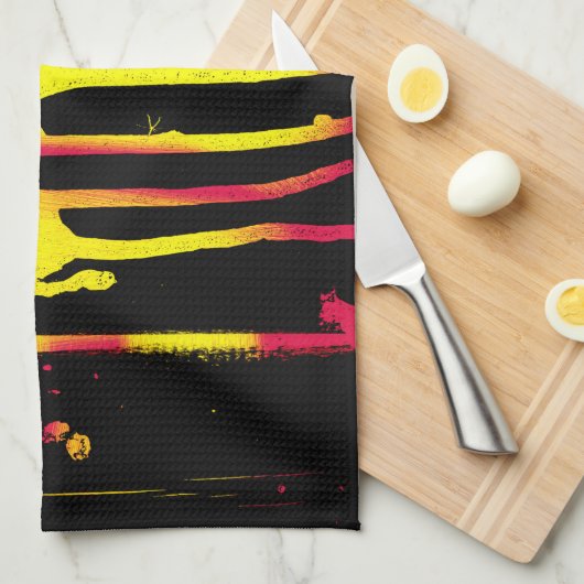 orkanen, bramen en ruggengraat theedoek (Quarter Fold)