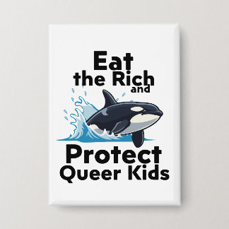 Orka's en Queere kinderen Knop Button