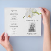 Orkestbegrafenisprogramma Viering van het Leven Flyer (Hand)