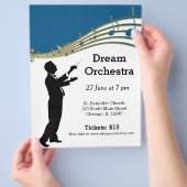 Orkestconcert Flyer (Hand)