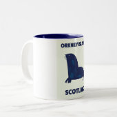 Orkney-eilanden, Schotland Tweekleurige Koffiemok (Voorkant links)