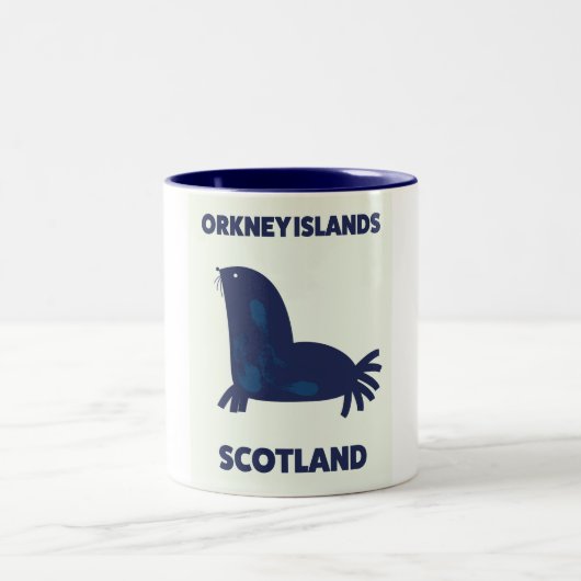 Orkney-eilanden, Schotland Tweekleurige Koffiemok (Center)