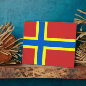 Orkney Flag Fotoplaat (Zijkant)