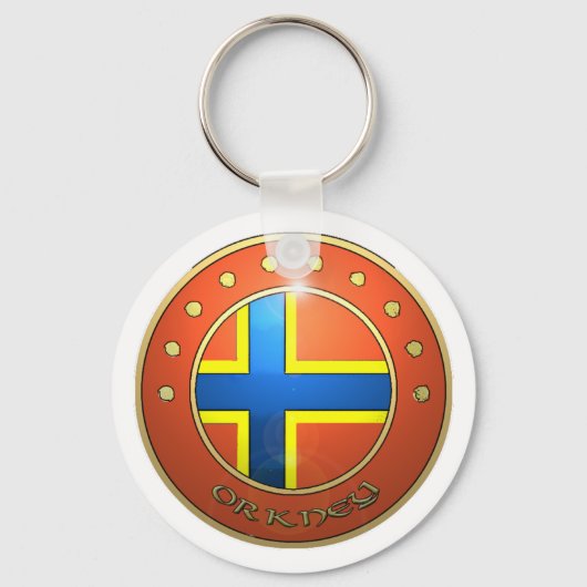 Orkney Flag Sleutelhanger (Voorkant)