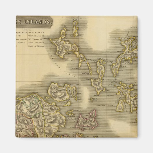 Orkney Islands Magneet (Voorkant)