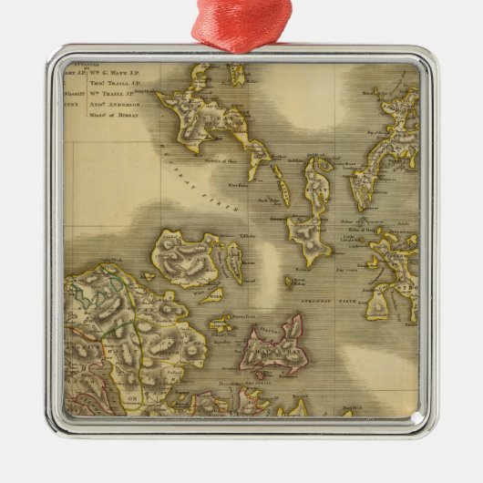 Orkney Islands Metalen Ornament (Voorkant)