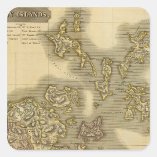 Orkney Islands Vierkante Sticker