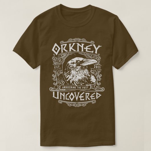 Orkney Uncover Raven T-shirt (Design voorkant)