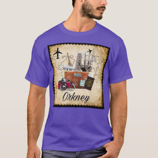 Orkney World Travel Souvenir Reisbestemming Tr T-shirt